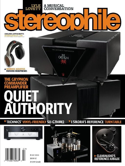 Cover image for Stereophile: Jul 01 2022